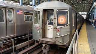 IND Culver: Special! Riding R68 D Train via F line from Coney Island to Jay St-MetroTech (10/14/17)