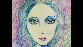 how to paint a face watercolor 1