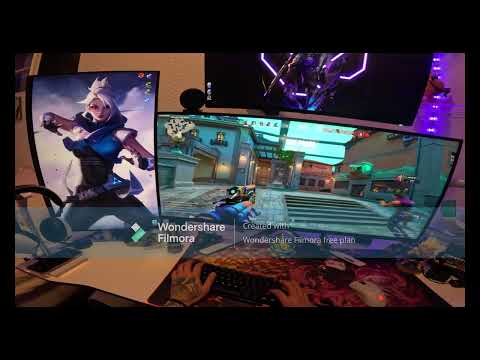 VALORANT ON 21:9 38INCH WIDESCREEN 144hz *POV* 4K!