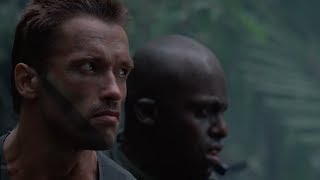 Predator Contact Scene - Shooting Jungle - Predator (1987) Movie Clip HD
