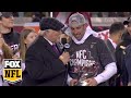 The San Francisco 49ers NFC Championship trophy ceremony | FOX NFL