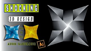 "Transform Your Designs: Geometric 3D Patterns Tutorial"🎨💡#adobeillustrator #tutorial #3d #design