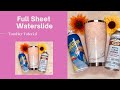 PLASTI DIP Full Sheet WaterSlide 30oz How To Tumbler Tutorial