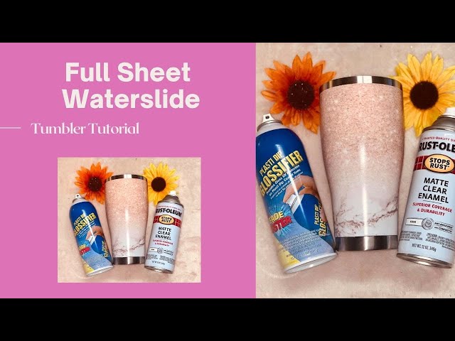 How to Epoxy a Tumbler Full Process