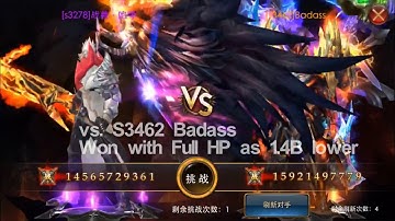 Legacy of Discord- S3278 战義·咆哮 Cross Server War Highlight! Kill player with 6.4B more?