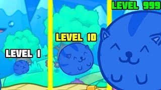 ЭВОЛЮЦИЯ ЖИРА ЧТОБЫ ОТКОРМИТЬ КОТИКА ДО НЕРЕАЛЬНЫХ РАЗМЕРОВ В ИГРЕ SUSHI CATAPULT! screenshot 3