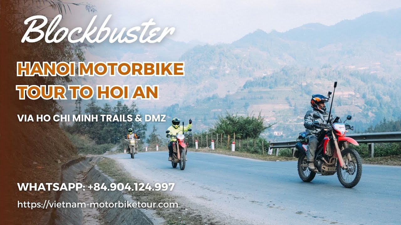 BLOCKBUSTER HANOI MOTORBIKE TOUR TO HOI AN VIA HO CHI MINH TRAILS AND DMZ - Official Tour Video