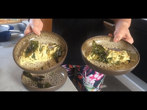 Video: Pasta Med Skaldyr Og Safran