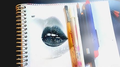 I Tried The Most Realistic Lip Pencil Sketch Tutorial