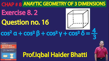 Ch# 8|Exercise 8.2 Question 16 |Calculus & Analytic Geometry by SM Yusuf Lec 17