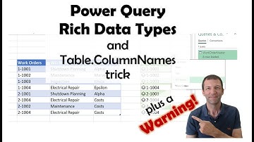 Power Query Rich Data Types and a Table.ColumnNames trick