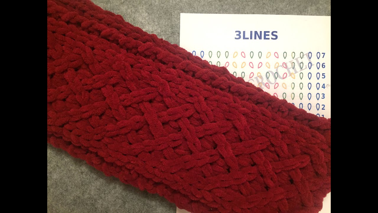 How to make shawl with Puffy yarn|كوفية كروشيه سهلة وسريعة بخيط بافى اليز بدون صنارة