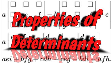 Properties of Determinants | Idempotent Nilpotent Involuntary Orthogonal UTM & LTM Matrix