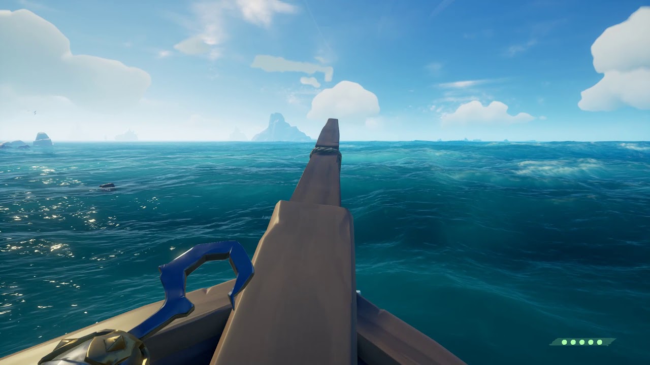 How to sink a Galleon with a Sloop Textbook Sea of Thieves - YouTube