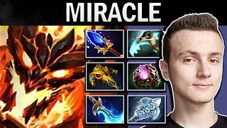 Shadow Fiend Dota Gameplay Miracle with Aghanims and Vyse