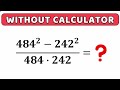 Solve wihtout calculator