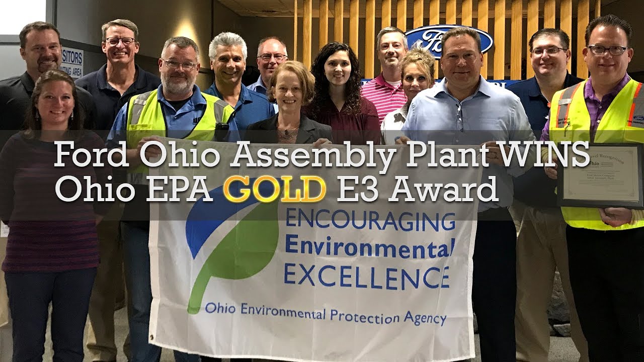 Ohio EPA Awards Ford Assembly Plant E3 Gold Level