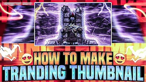 HOW TO MAKE FREE FIRE THUMBNAIL IN PSCC ⚡|| FREE FIRE TRENDING THUMBNAIL TUTORIAL 🔥