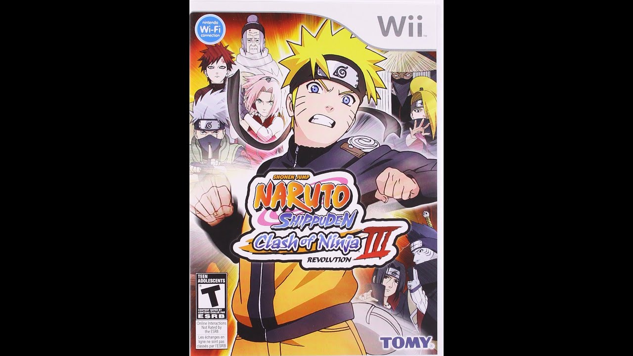 Naruto Shippuden Clash of Ninja Revolution 3 (Wii)- Naruto Uzumaki