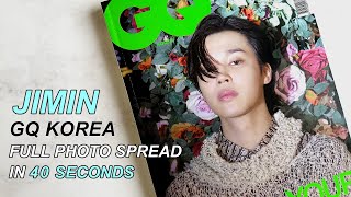 🐥 Page by Page: BTS Jimin GQ Korea Spread in 40 Sec! (4K) 🐥 #bts #btsjimin  #btsarmy #parkjimin #pjm