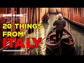 Discover 20 things from italy  imagination works media production