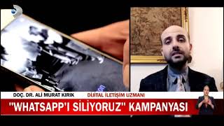 Kanal D | Doç. Dr. Ali Murat Kırık | WhatsApp'ın gizlilik sözleşmesi neden AB ülkelerini kapsamıyor?