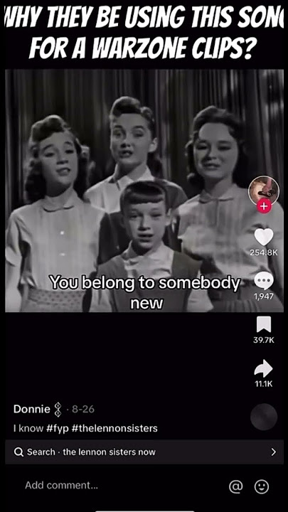 You belong to somebody new