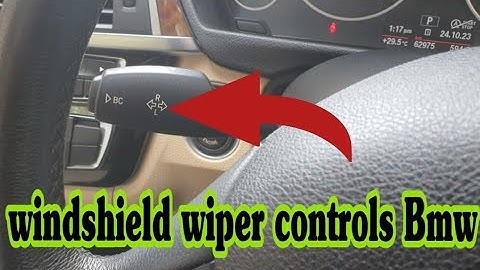 How To Use Windshield Wipers In A Car-Driving Tutorial For Beginners