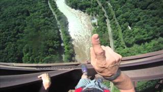 🚫 Andy's Illegal BASE Jump & Hefty Fine: New River Gorge Bridge Adventure! 🚫