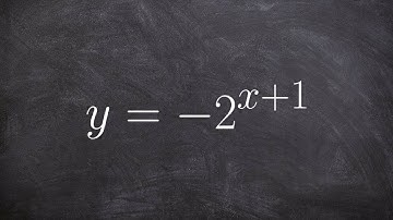 Using a table to graph an exponential equation