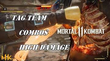 MK11 - Scorpion & Sub Zero (TAG TEAM COMBOS) Tower of time