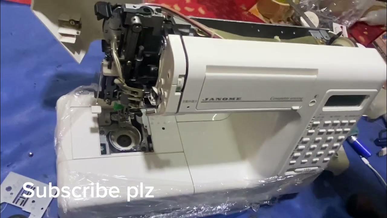 How to needel timing out problem solve janome 7700,7701,7702 YouTube