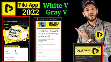 Tiki Apps weekly data Report | tiki apps tiki community survey invitation | tiki survey form |