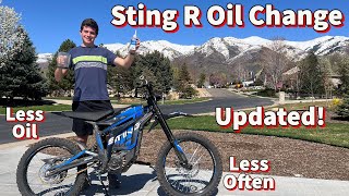 (HOW TO) Talaria Sting R Gearbox Oil Change // Must Watch! Updated Standards from Talaria!