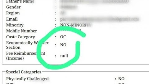 AP EDCET 2022 Online Registration Income Certificate Problem