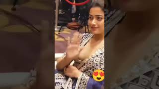 Rashmika mandanna aka srivalli latest video with her cute Sign