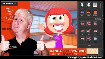 Top Tips for Cartoon Animator with Garry Pye - Manual Lip Syncing