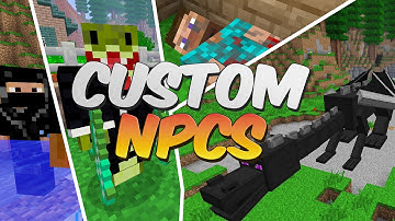 Minecraft mod review Custom npc mod!!!