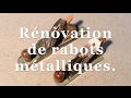 Rénovation de rabots métalliques