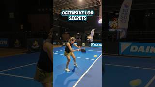 pro pickleball Connie Lee shares how to master lob shot! #pickleball #pickleballers #pickleballtips