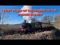 5552 Prairie - First steam of the season on the Bodmin Railway - 2025