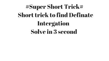 Super Short Trick to find definite integration. #IIT #JEE