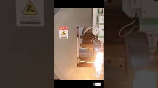 Cut Pipe With Fiber Laser Cutting Machine | Precise Speedy #shorts