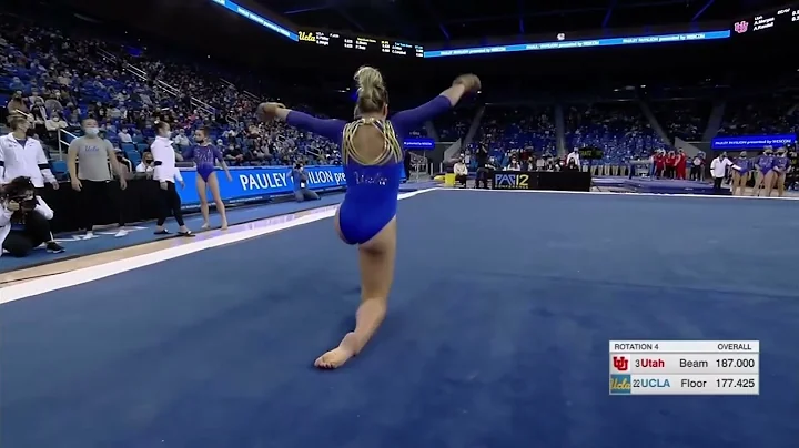 Pauline Tratz Floor UCLA vs Utah 2022 9.925