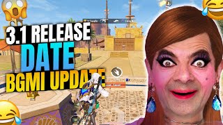 PUBG/BGMI NEW UPDATE 3.1 CONFIRMED  RELEASE DATE | JEVEL |