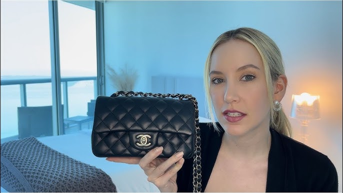 CHANEL RECTANGLE MINI VS SMALL CLASSIC FLAP- choosing your first Chanel bag  & SINBONO bag unboxing! 