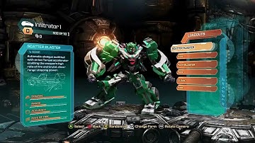 Transformers Fall of Cybertron - Demo/Customization Commentary