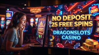 How to get DragonSlots casino No deposit Bonus 🎰 25 Free Spins Tutorial