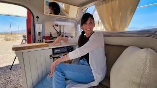 Solo Woman's Remarkable Tiny Transit Connect Van | NoBuild Van Life