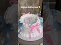 Chocolate with nuts 🥜🍰 #babyshowercakesindia #boyorgirl #egglesscake #cakeart #thesweetcorner2